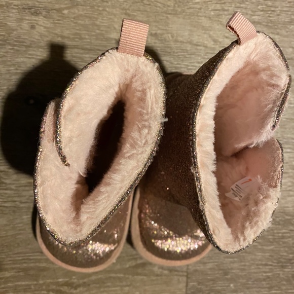 Pink Sparkly Light Winter Boots - Picture 4 of 5